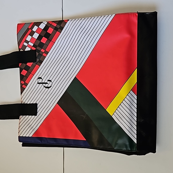 Prabal Gurung Tote Bag Michelle Obama Collab Color Block Red Black White Green - Picture 10 of 17